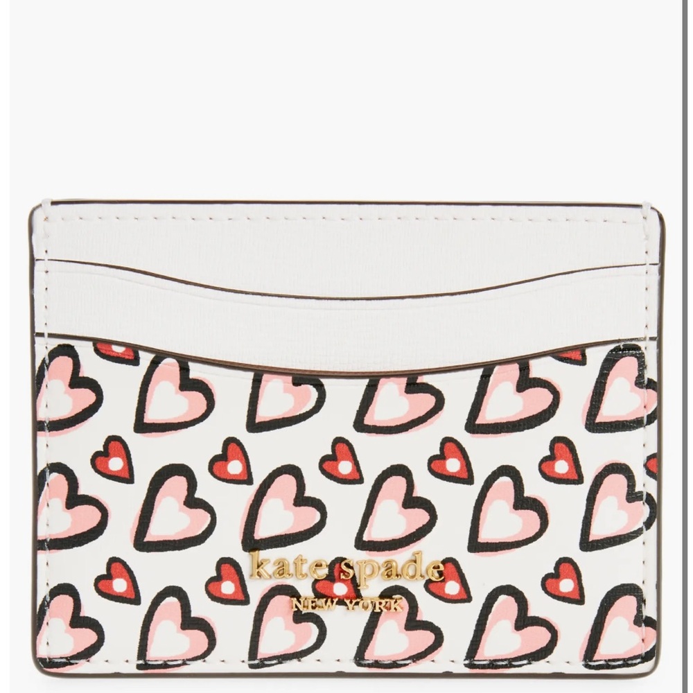 NEW✨Kate Spade Morgan Fancy Hearts
Cardholder